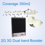 2G 3G cell phone booster GSM900 1800 LTE Dual band signal amplifier