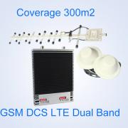 Coverage 350m2 900 1800mhz Dual band Repeater MGC