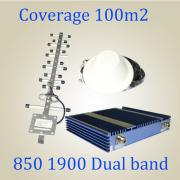 Home use 850 1900mhz dual band booster 