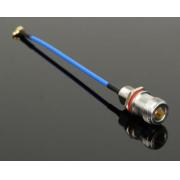 N straight JACK to MMCX right angle plug for .086 cable L=80mm