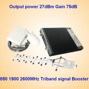 27dBm AWS 850 1700/2100 2600MHz Tri Band Signal Booster