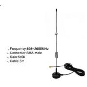 7dbi high gain Dual band 3G 4G LTE antenna with best price and sma connector