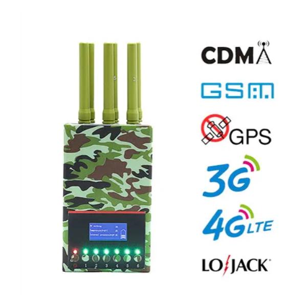 Handheld Type Military Camouflage Jammers All Mobile Phone LOJACK