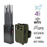 4G+3G+2G+WiFi2.4G+GPSL1+LOJACK+Remote Control:433/315/868MHzMilitary Cell Phone GPS WiFi Lojack 433/315/868MHz Jammer