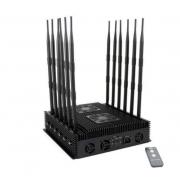 5G/4G/3G/2G +WiFi2.4G/Bluetooth +WIFI5G+GPSL1/L2/L3/L4/L5+ VHF/LOJACK 12-Antenna 5G Cell Phone Jammer With 80m Shield