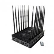 Desktop 16 Antennas Adjustable Full Band Mobile WIFI GPS LOJACK LORA UHF VHF Jammer