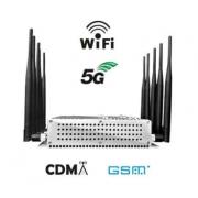 5G Desktop 10 Band Mobile Phone Jammer To Intercept DCS/PHS wifi GPS Signals