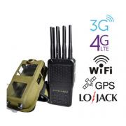 Military Portable GPS WiFi Lojack Cell Phone Jammer