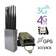 12 Bands Military 3G 4G WiFi GPS Lojack Jammer