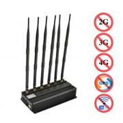 6 Bands All Cell Phone Signal Jammer 2G 3G 4G WiFi GPS