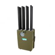 37W Interference Up To 40m With Nylon Cover Handheld 12 Antenna 5G Cell Phone Signal Jammer